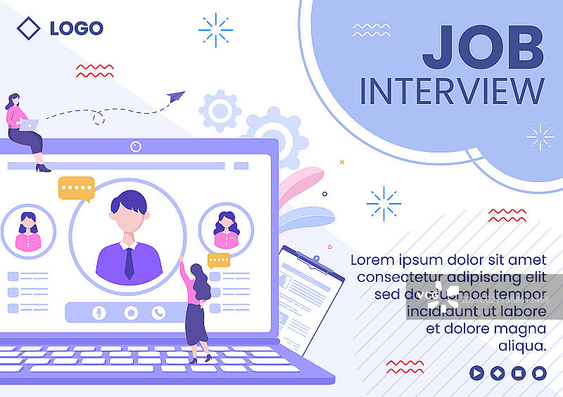 面试会议与求职应聘图片素材