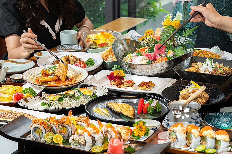 日料 日料自助图片素材