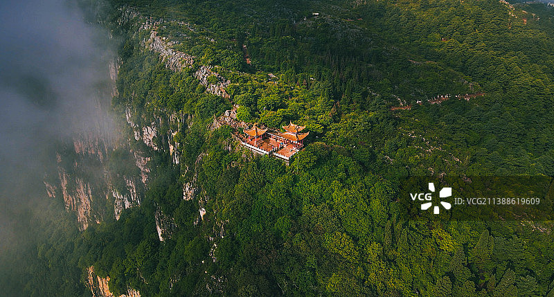 昆明西山睡美人凌虚阁图片素材