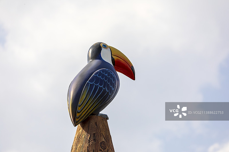 木制鸟的模型图片素材