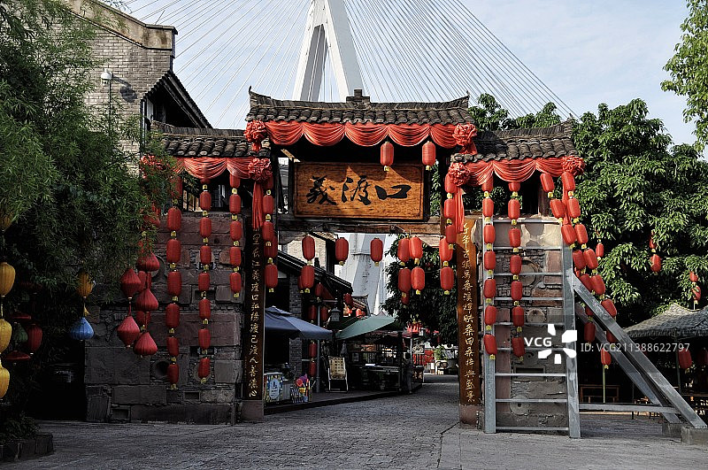 重庆大渡口义渡古镇图片素材