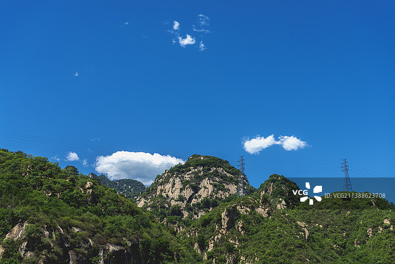 北京怀柔冷水峪石门山图片素材
