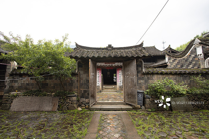浙江温州泰顺胡氏古宅图片素材
