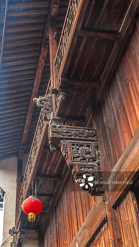 诸葛八卦村古村落景观街景图片素材