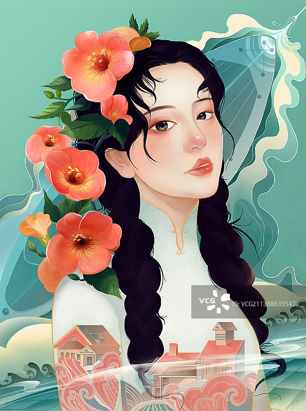 原创国潮插画图片素材