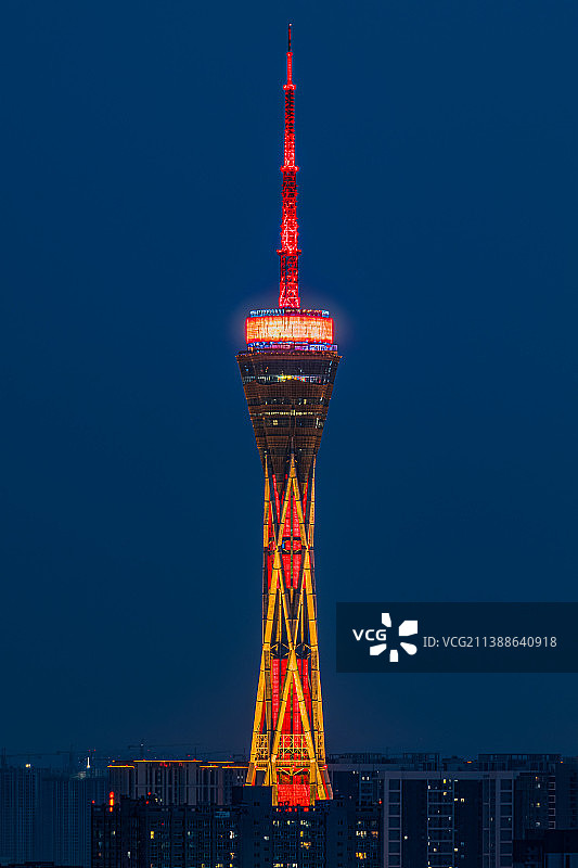 中原福塔夜景图片素材
