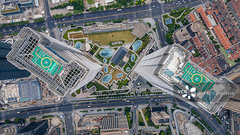 北外滩来福士广场 航拍图片素材