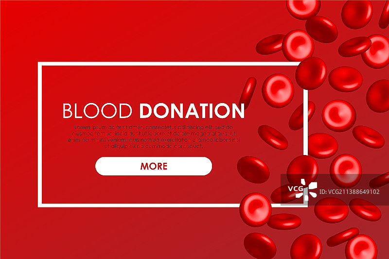 献血医院网站宣传海报或宣传单图片素材