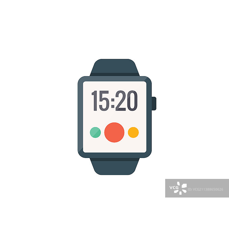 智能手表电子象形图图标图片素材