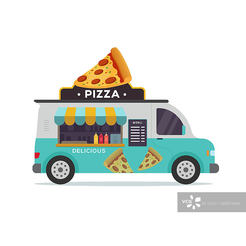 餐车美食饮品店图片素材