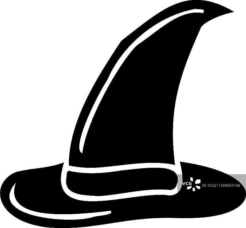 巫师帽图标设计模板（独立元素）图片素材