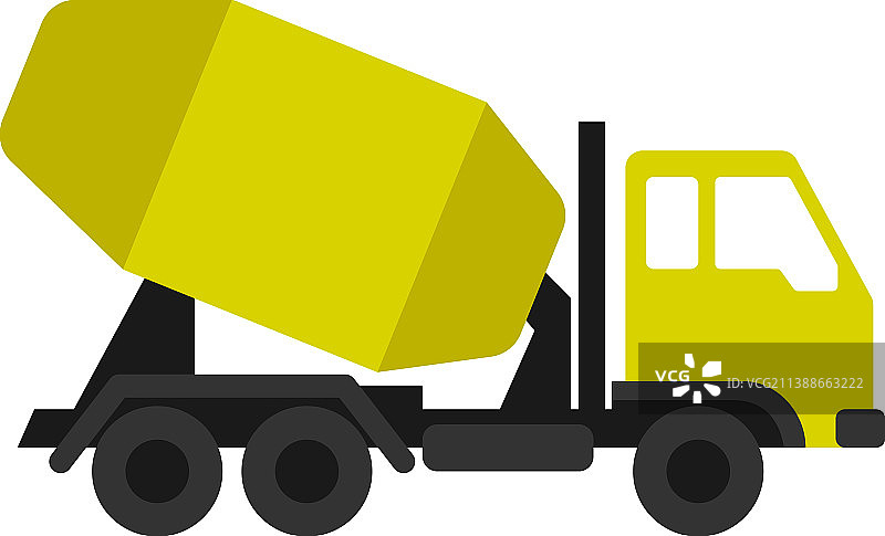 水泥罐车图标设计模板图片素材