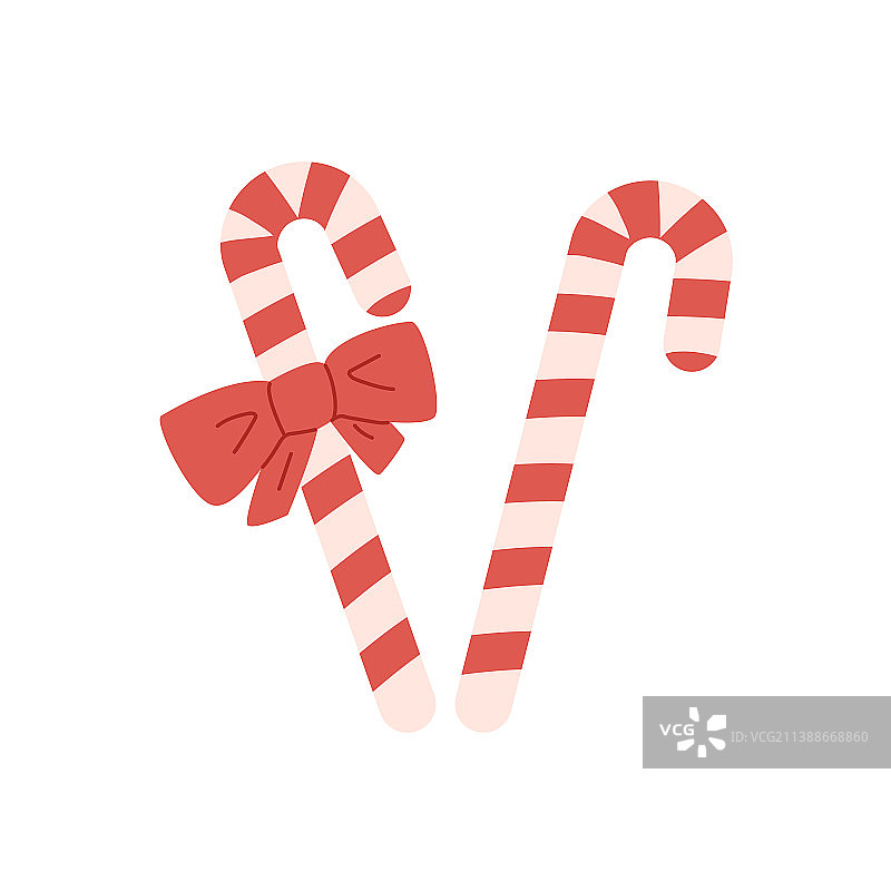 条纹圣诞拐杖糖图片素材