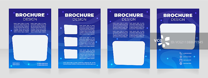 宇航员训练计划空白宣传册设计图片素材