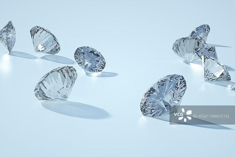 3D渲染钻石背景图片图片素材