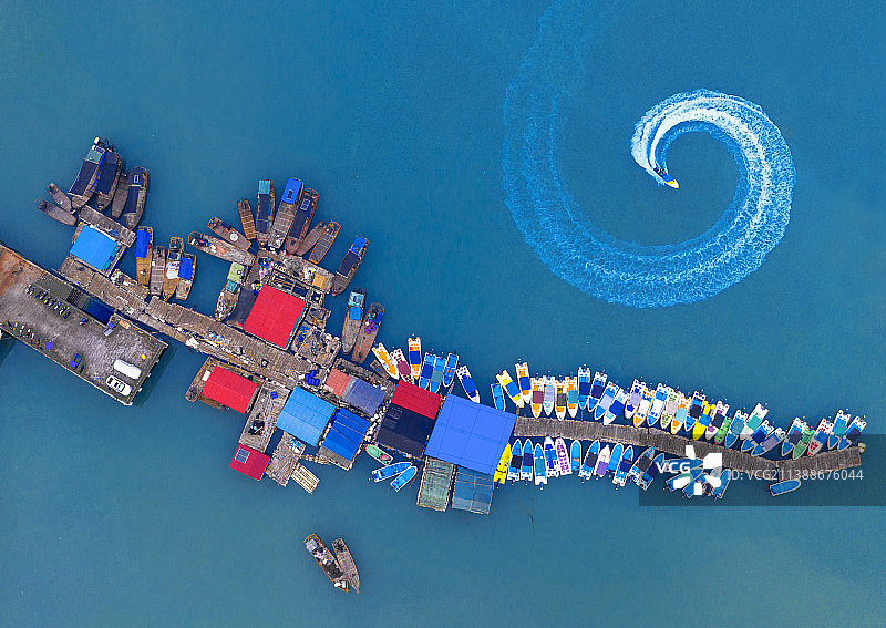 幻彩码头图片素材