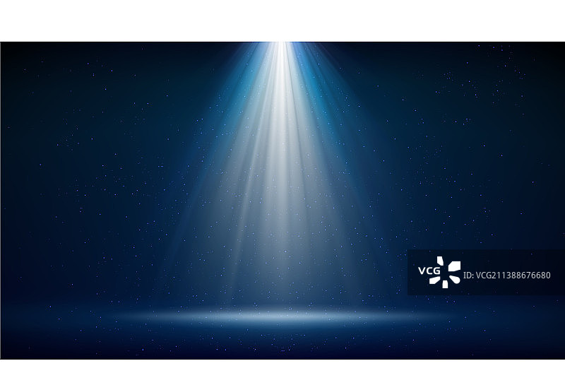 蓝色舞台聚光灯背景图片素材