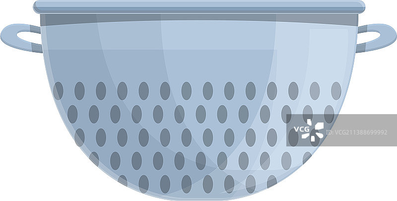 面包师漏勺卡通厨房面食图标图片素材