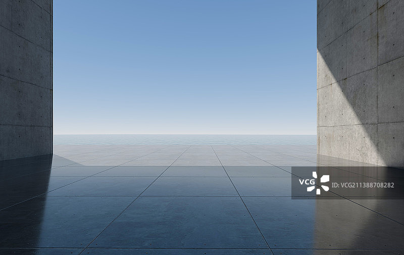 海边混凝土现代建筑图片素材