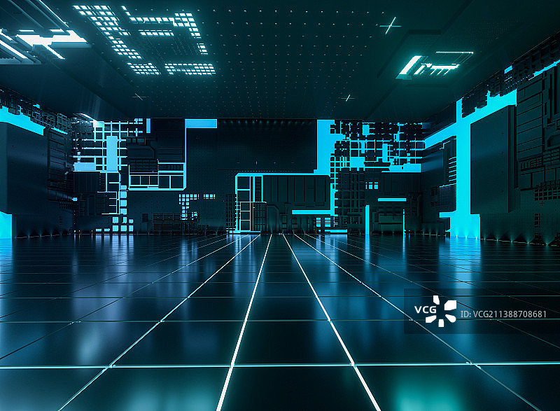 三维科技空间图片素材