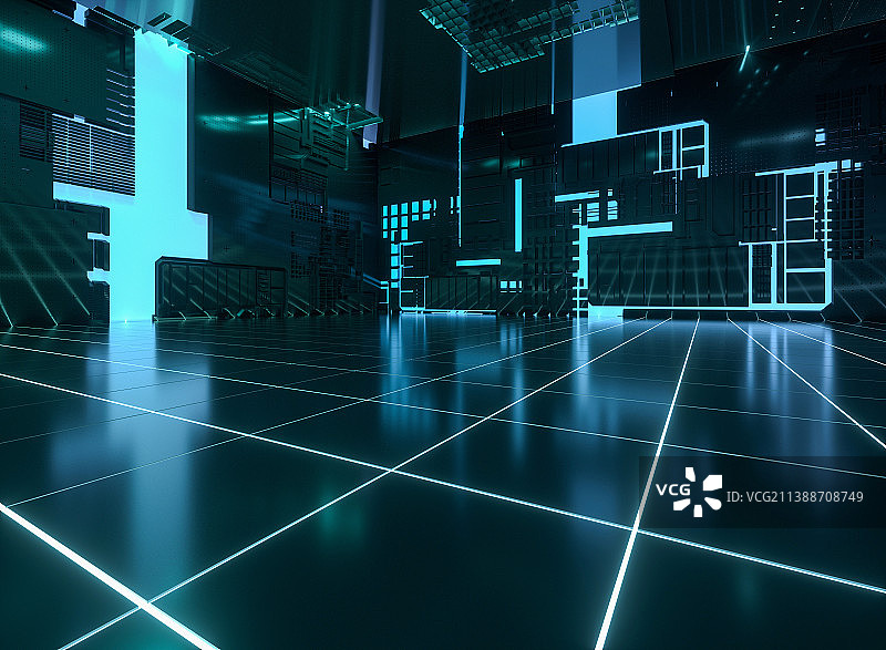 三维科技空间图片素材