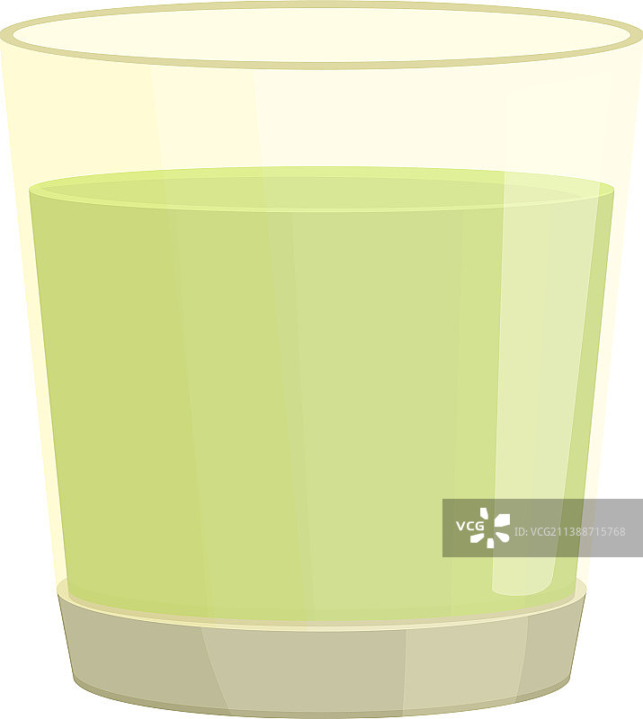 螺旋藻鸡尾酒卡通藻类植物图标图片素材