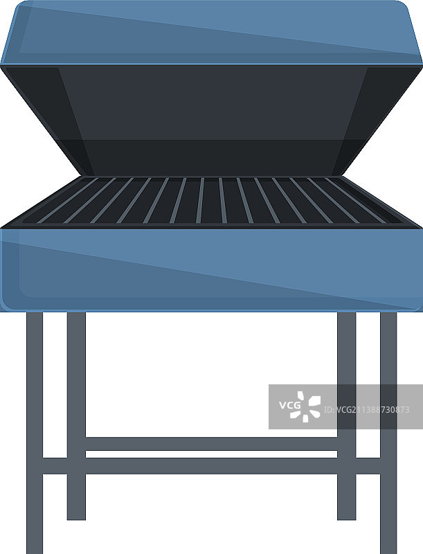 方形烤架图标烹饪食物卡通图片素材