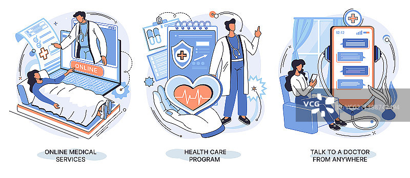 移动医疗在线医疗服务健康图片素材