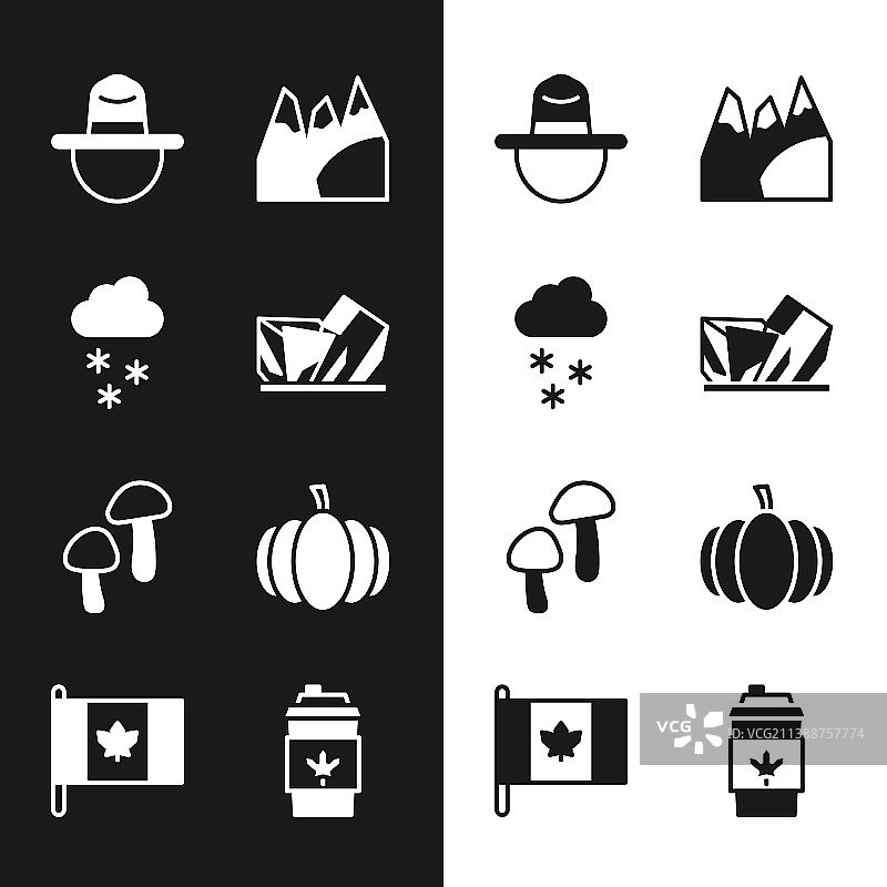 下雪的皇家安大略博物馆云图片素材