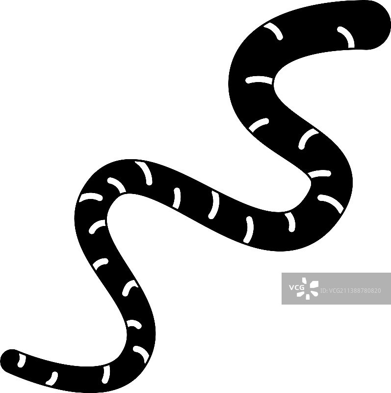 蚯蚓字形图标图片素材