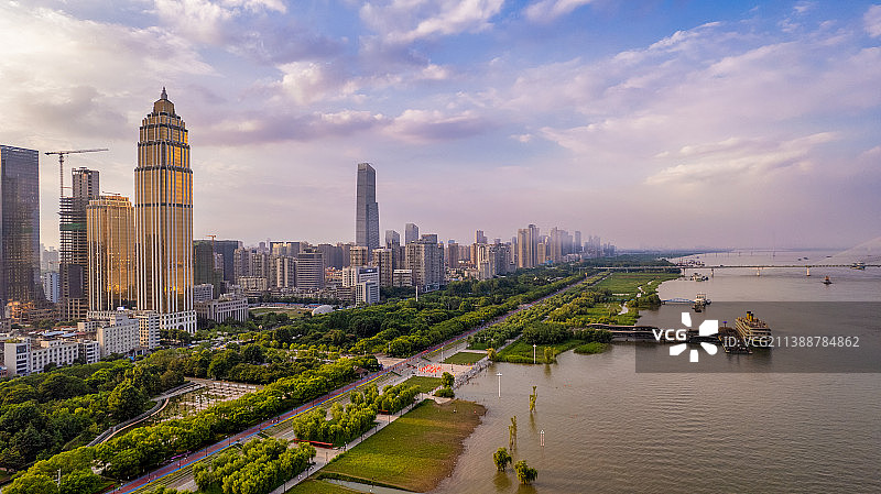 武汉汉口江滩风光图片素材