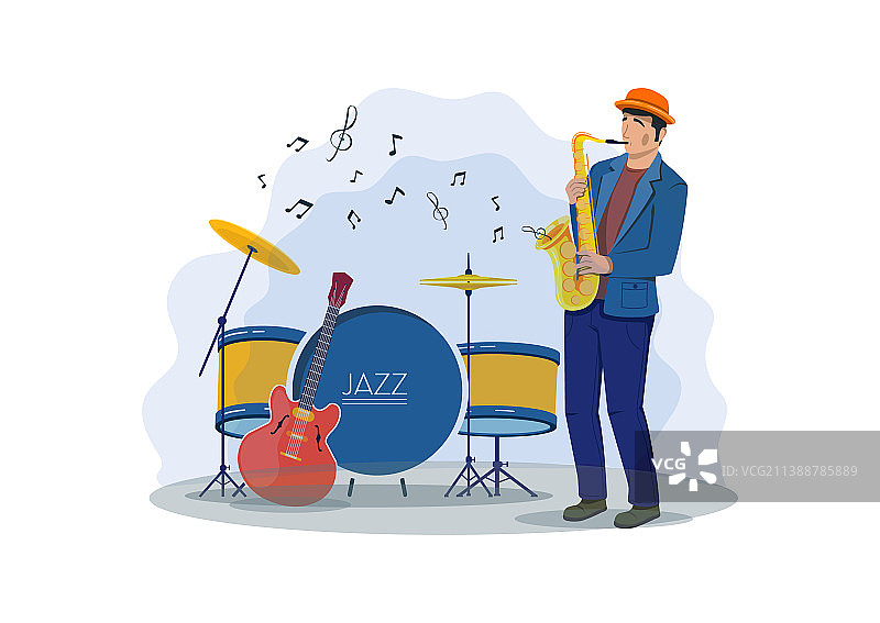 爵士乐概念图片素材