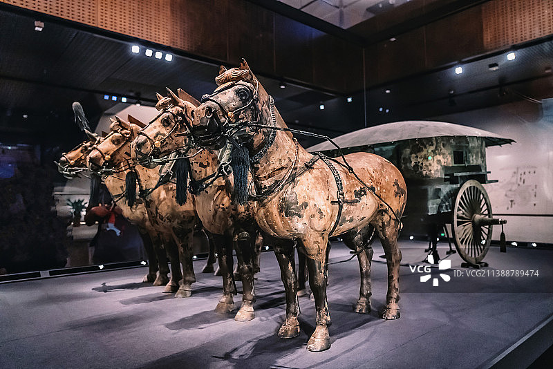 陕西西安兵马俑博物馆图片素材