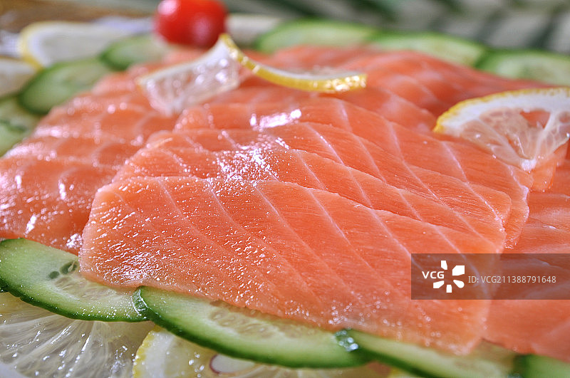 三文鱼刺身图片素材