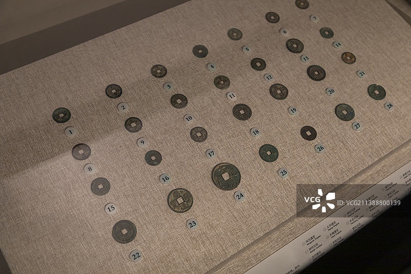 河南博物院北宋年号钱图片素材