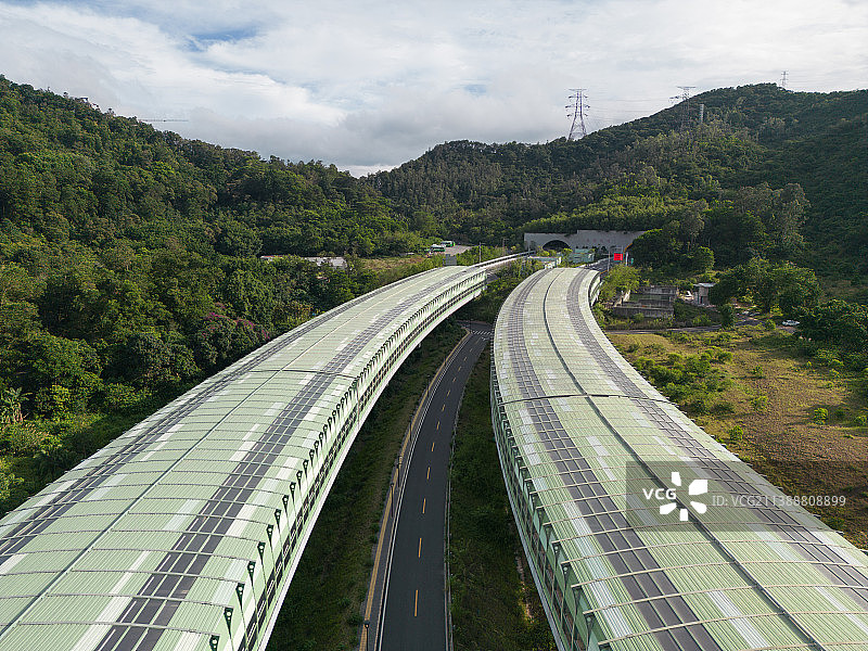 深圳莲塘隧道图片素材