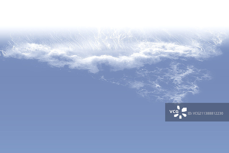 蓝水里的浪花图片素材