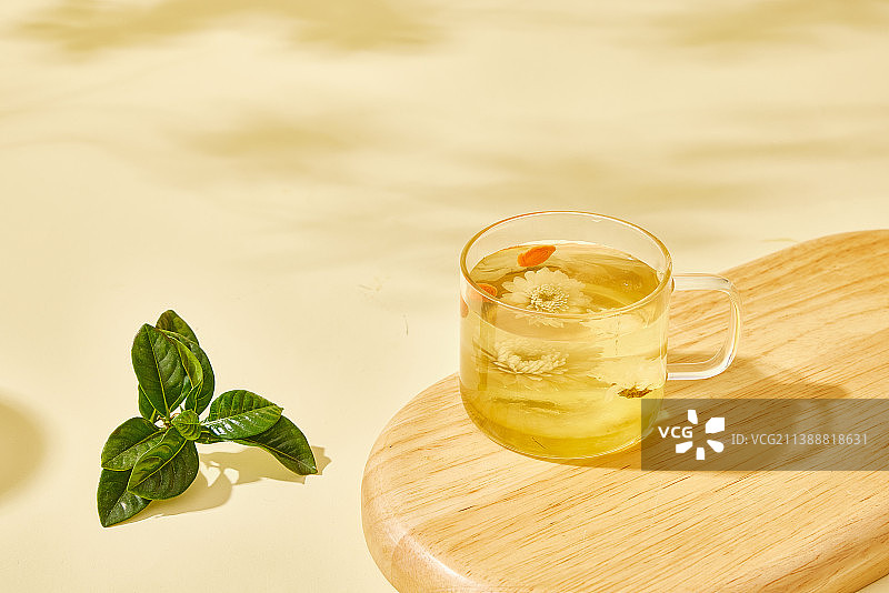 菊花枸杞蜂蜜茶图片素材