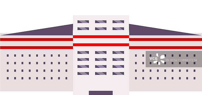 卡通工业厂房建筑外观图片素材