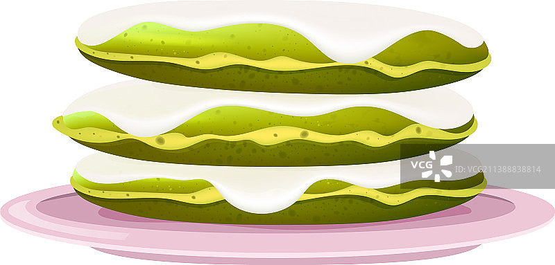 奶油薄煎饼图片素材