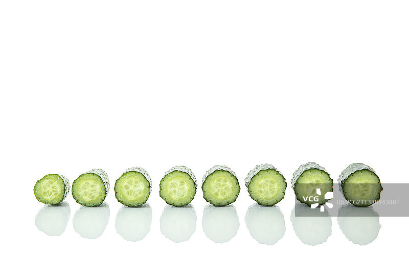 切片的黄瓜图片素材