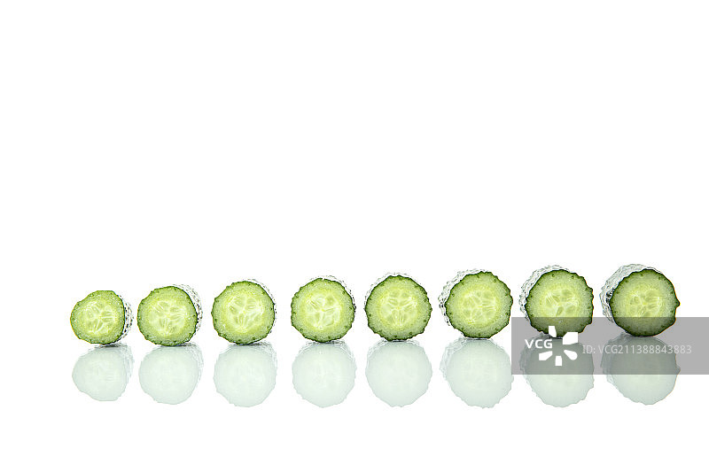 切片的黄瓜图片素材