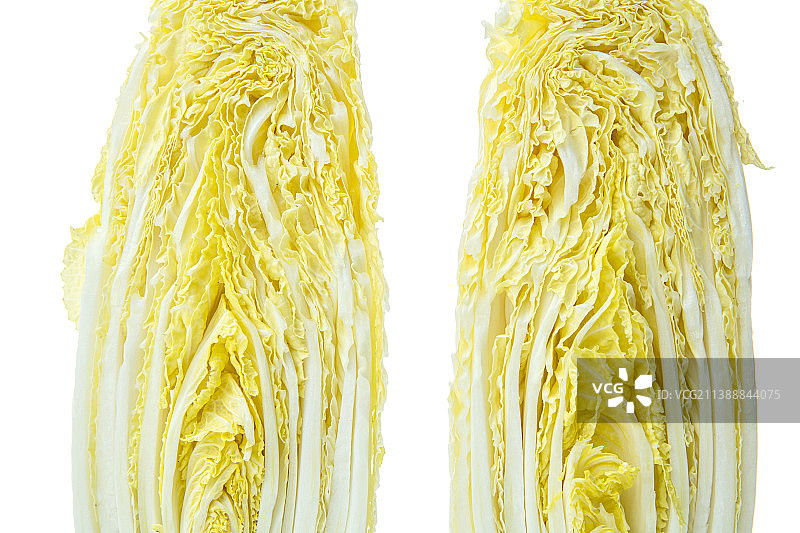 切开的白菜静物特写图片素材