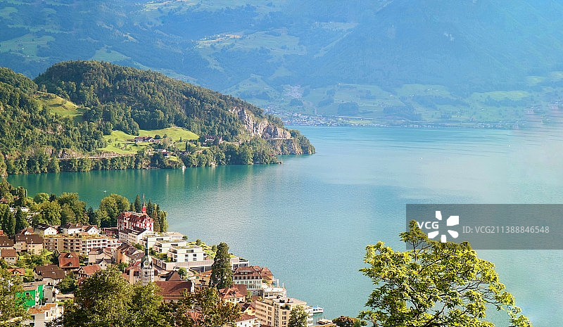 卢塞恩湖畔图片素材