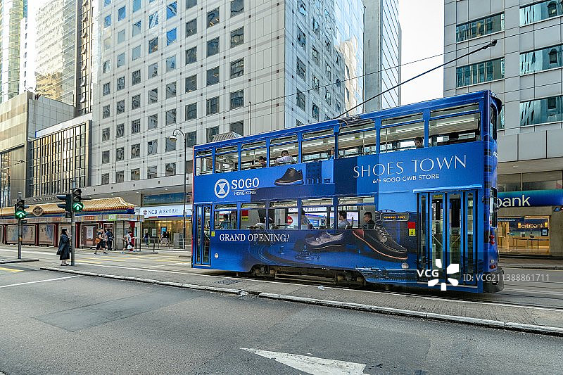 香港都市街景高楼大厦道路交通图片素材