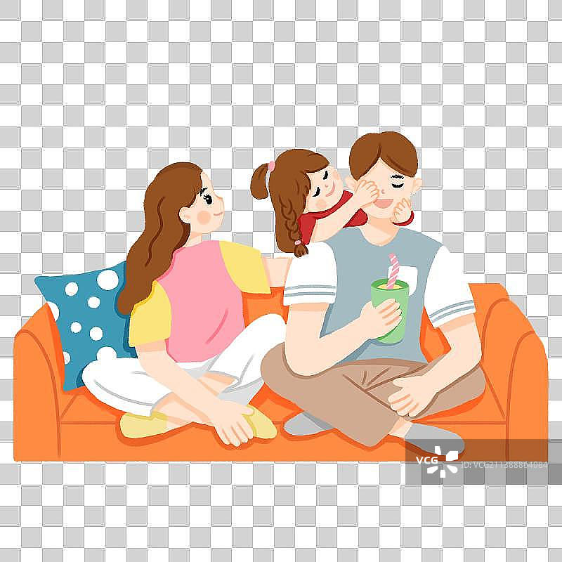 一家人图片素材