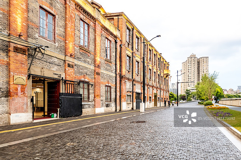 上海四行仓库外立面图片素材