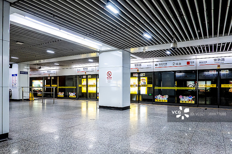 上海地铁站图片素材