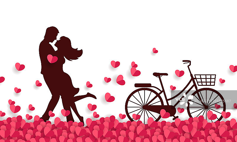 一对拥抱的情侣图片素材