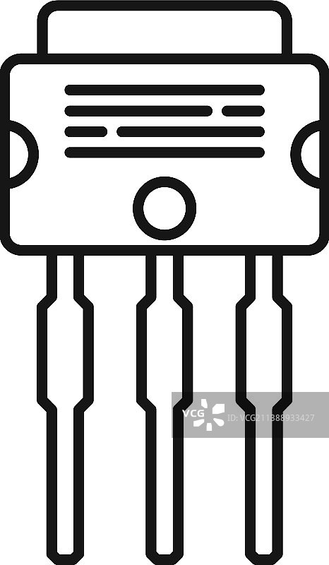 电压充电图标轮廓图片素材